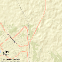 Ugra Street Map