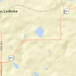 Lac La Biche Street Map