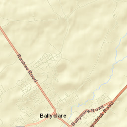 Ballyclare Street Map
