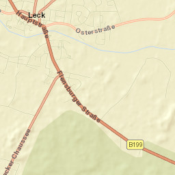 Leck Street Map