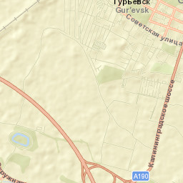 Gur’yevsk Street Map
