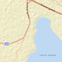 Vievis Street Map