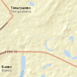 Ten’gushevo Street Map