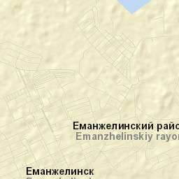 Yemanzhelinsk Street Map