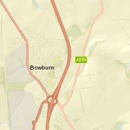 A688, Durham, County Durham DH6, UK Street Map