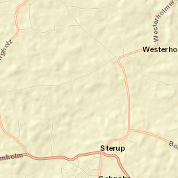 Sterup Street Map