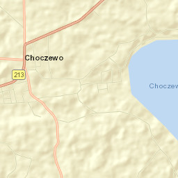 Choczewo Street Map