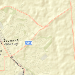 Zaokskiy Street Map