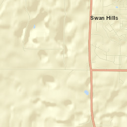 Swan Hills Street Map