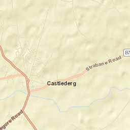 Castlederg Street Map