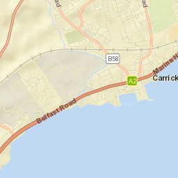 Carrickfergus Street Map