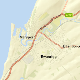 White Star Way, Maryport, Cumbria Street Map