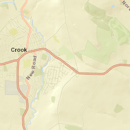 105 High Hope Street, Crook, County Durham Street Map