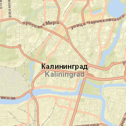 Kaliningrad Street Map