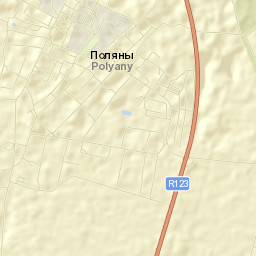 Polyany Street Map
