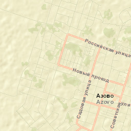 Azovo Street Map