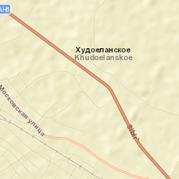 Khudoyelanskoye Street Map