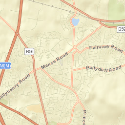 Carnmoney Street Map