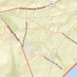 Jordanstown Street Map