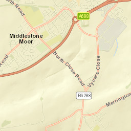Spennymoor Street Map