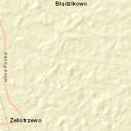 Żelistrzewo Street Map