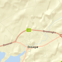 Donegal Street Map