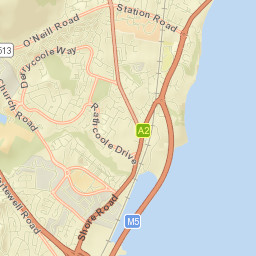 Newtownabbey Street Map