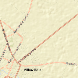 Vilkaviškis District Municipality Street Map