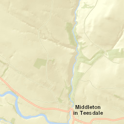 Hude, Middleton-in-Teesdale, County Durham Street Map