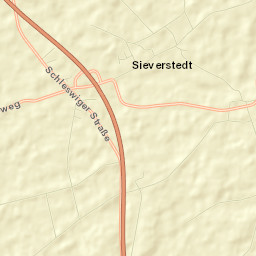 Sieverstedt Street Map