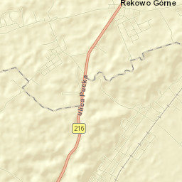 Rekowo Dolne Street Map