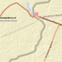 Kybartai Street Map