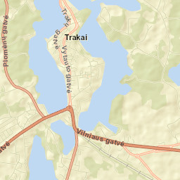 Trakai Street Map