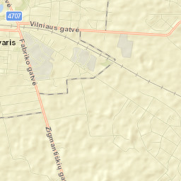 Lentvaris Street Map