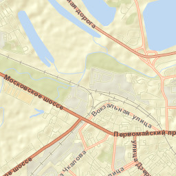 Ryazan’ Street Map
