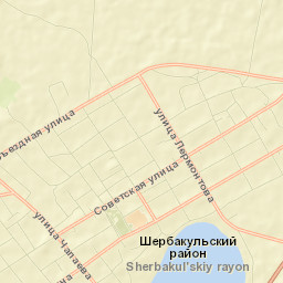 Sherbakul’ Street Map