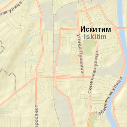 Iskitim Street Map