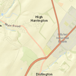 A596, Workington, Cumbria CA14, UK Street Map