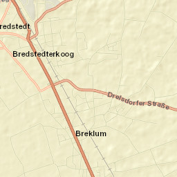 Breklum Street Map