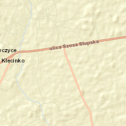 Główczyce Street Map