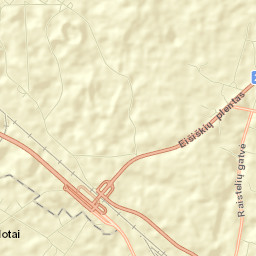 Baltoji Vokė Street Map