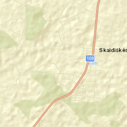 Skaidiškės Street Map