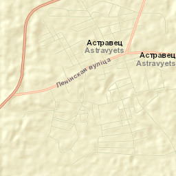 Astravyets Street Map