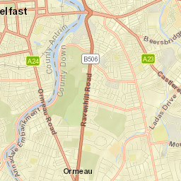 City of Belfast Street Map