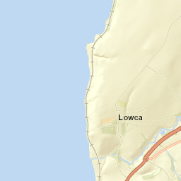 Lowca Top Road, Cumbria, UK Street Map