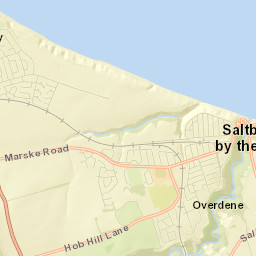 Saltburn-by-the-Sea Street Map