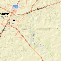 Gusev Street Map