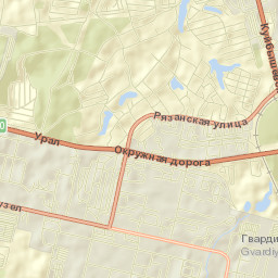 Ryazanskiy Rayon Street Map