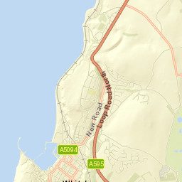 Red Lonning, Moresby Parks, Whitehaven Street Map