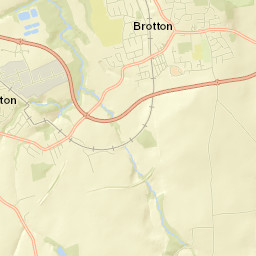 Brotton Street Map
